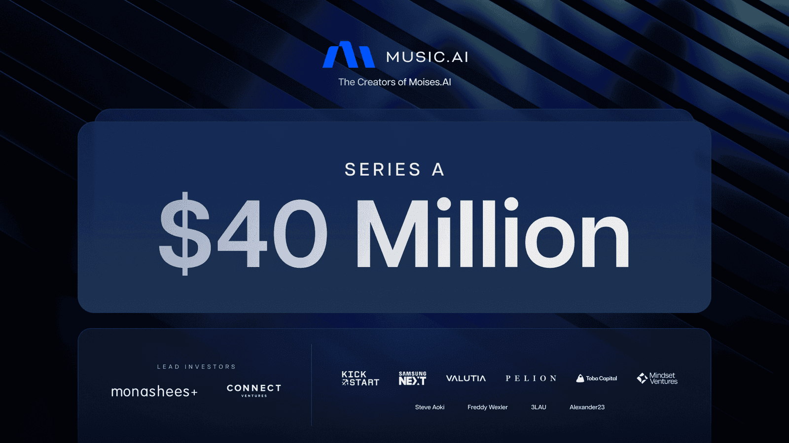 Music.AI Raises $40M Series A to Scale AI Tools for Musicians, Producers, Content Creators, and Businesses Worldwide